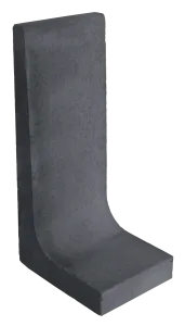 L-Element 100x50x40cm Antraciet-Voor de realisatie van hoogteverschillen