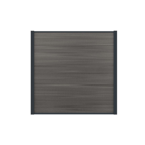 611159 WPC-Premium Scherm 183x176 cm Dark Grey