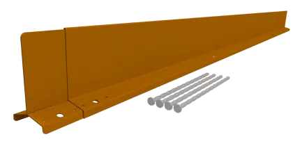 Hardline Borderrand Cortenstaal 15cm lengte 220cm incl. 4 grondnagels en verbindingsset-