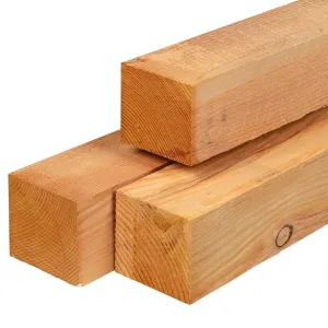 Paal Douglas Ongedroogd en Fijnbezaagd 12