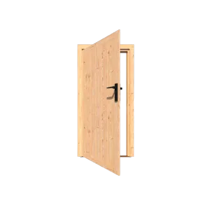 Excellent/Elegant Enkele deur Douglas Dicht Rechtsdraaiend-Inclusief hang- en sluitwerk