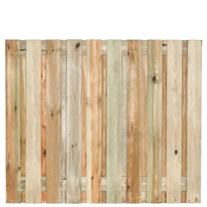 Tuinscherm Breukelen (19+2) Grenen groen geïmpregn.150x180cm-Groen geïmpregneerd grenen