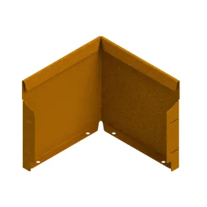 Flexline Hoek Corten 24cm-Gemakkelijk en snel te monteren
