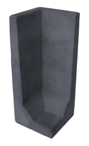 L-Hoekstuk 100x40x40 Antraciet-Voor de realisatie van hoogteverschillen