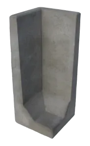 L-Hoekelement 100x40x40 Grijs-Voor de realisatie van hoogteverschillen