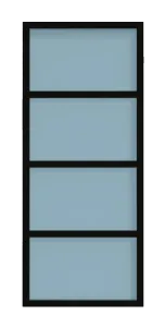 Excellent/Elegant Steelllook wandpaneel 4- vaks. 220 x 86