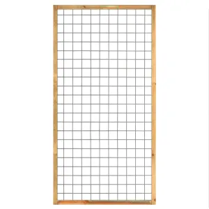 Gaaselement met kader 45x45mm H180xB90cm geïmpregn-Levensduur van 15-20 jaar zonder grondcontact