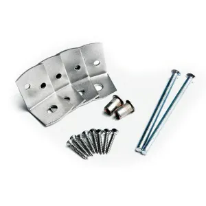 Betonschutting - bevestiging RVS tbv betonpaal 10x10-