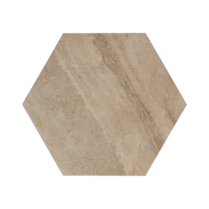 Staptegel Hexagon Cappuccino o60x52x2cm-