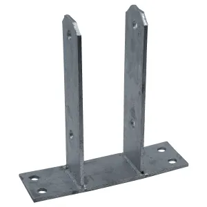 U-pergolasteun op plaat 71mm FV-