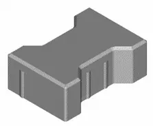 Ecotop Base H-verbandsteen 20x16