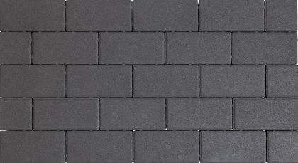 Design brick 8 cm black komo
