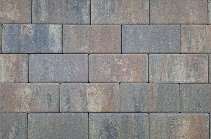 Patio betonstraatsteen 6 cm tricolore TOP mini facet komo