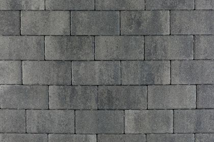 Patio brick 8 cm nero/grey komo
