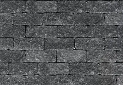 Wallblock Tumble 12x12x30 Antraciet-Hoge maatvastheid