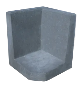 L-Hoekelement 50x40x40 Antraciet-Voor de realisatie van hoogteverschillen