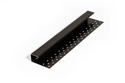 Drainbase Rand Recht Zwart-