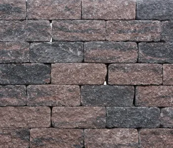 Wallblock Tumble 12x12x30 Brons-Hoge maatvastheid