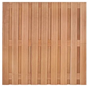 Hardhout Scherm Bahia 180x180-Levensduur van 20-25 jaar