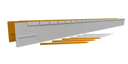 Flexline Corten 15cm L=220cm