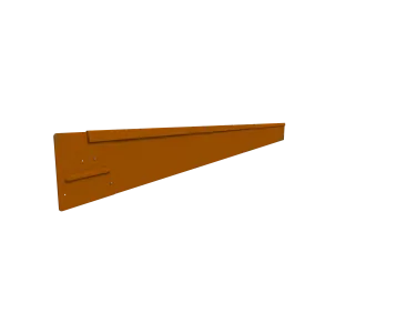 Rigidline (WS) Corten 15x220cm-Gemakkelijk en snel te monteren
