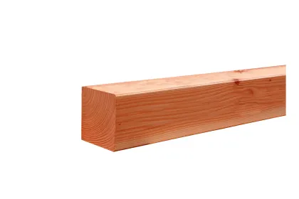 Douglas geschaafde paal 6