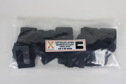 Ceramidrain Vulplaat 2mm zak/50st-