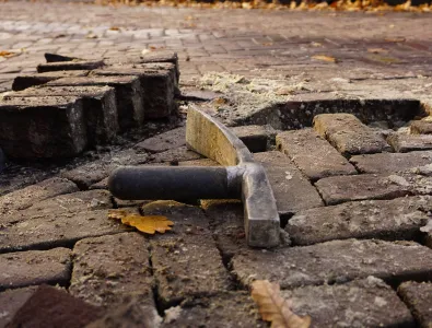 Straathamer 5cm glasfibersteel-