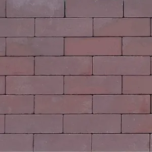 Strackstone Kera GRN+ Dikformaat 21x7x8 vlak elleboogverband rood-bruin PL2-Deklaag van gerecycled keramisch (rest)materiaal