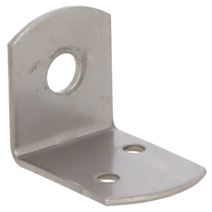 Hoek L-beslag RVS p/stuk-