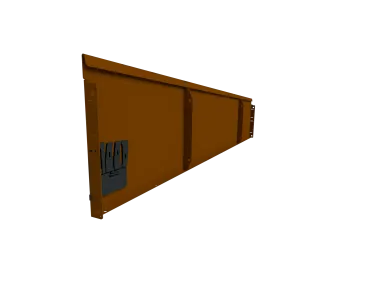 Rigidline (WS) Corten 40x220cm-Gemakkelijk en snel te monteren