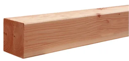 Douglas gesch paal duplo verlijmd 14x14x300cm Blank-