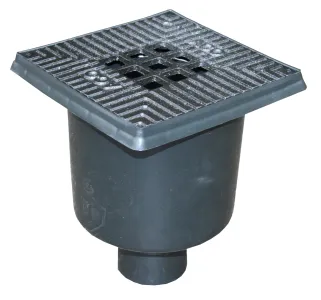 Hexaline Schrobput met Gietijzeren Rooster-