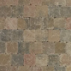 Trommelsteen 15x15x6 brons genuanceerd-Verscheidenheid aan mogelijkheden