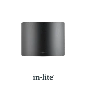 In-Lite Halo Up-Down Wall 100-230v - Black-Energiezuinig
