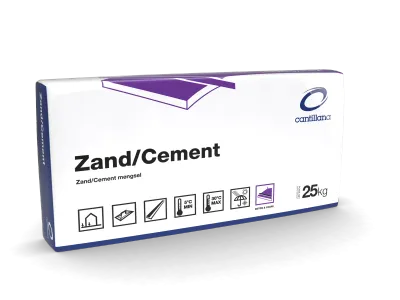 Cantillana Zandcement mortel CT-C12/F2 zak 25kg-Zowel binnen als buiten te gebruiken