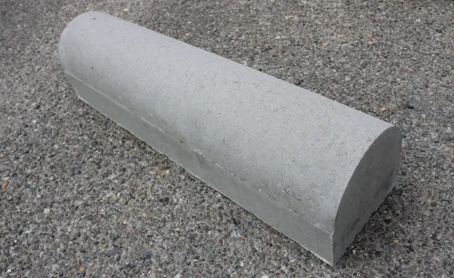 Parkeerstootband 20x20x80 2-zijdig vlak grijs-