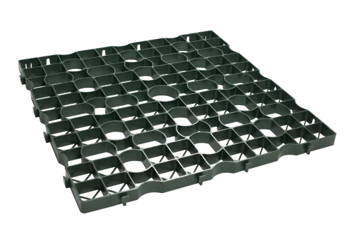 Ecco Grastegel Groen 80x80x4-Beloopbare en waterdoorlatende verharding