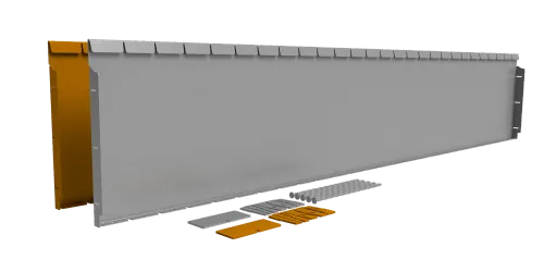 Flexline Gegalv.40cm L=216cm-Gemakkelijk en snel te monteren