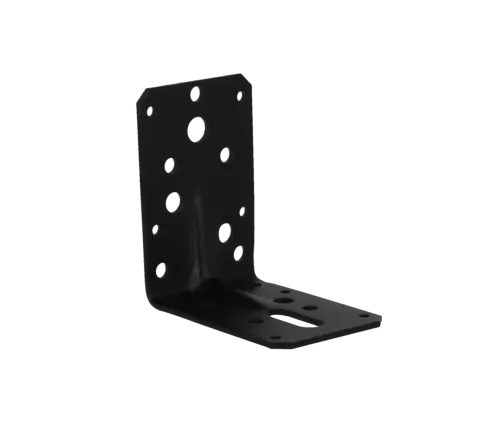 Hoekanker m/ril 90x90x60mm zwart TXT p/stuk-