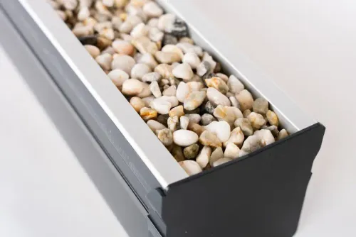 Top Stone 100/100 Lijngoot - Grijs (Aluminium) 100cm-