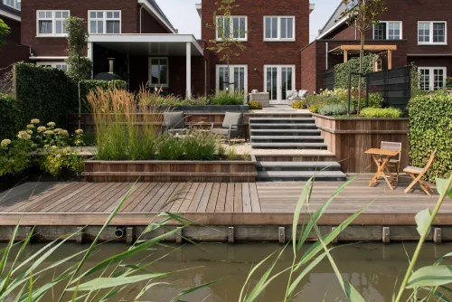 Azobé Gording Ruw 5x10x350cm-Geschikt voor grondcontact