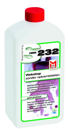 HMK S232 - Vlekstop Kleurloos - 1Ltr-Vermindert binnendringen van water