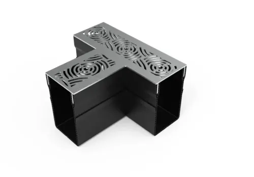 Star Drain 65/100 T-stuk - Falcon-Line (RVS-Inox)-Optimale waterafvoer