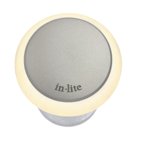 In-Lite Puck 22 LED grondspot 12V - Pearl Grey - Ø 22mm-