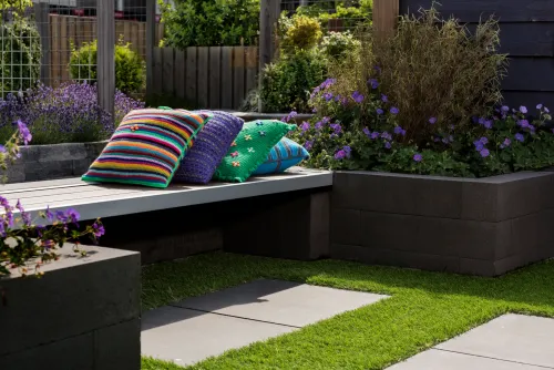 Wallblock New 15x15x60 Antraciet (8 st/lg)-Strakke randen voor moderne uitstraling