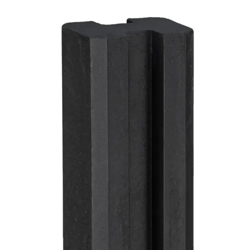 Beton-sleufpaal Zaan 10x10x275 gecoat Vlakke kop-