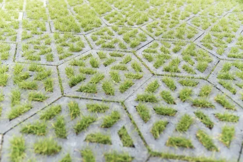 5x7 cm grijs-Open en unieke structuur