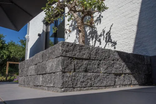 Wallblock Tumble 12x12x30 Antraciet-