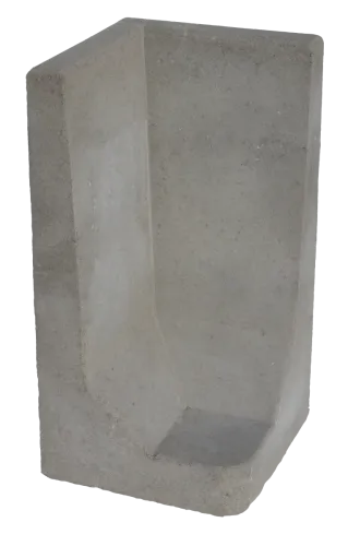 L-Hoekelement 80x40x40cm Grijs-Voor de realisatie van hoogteverschillen